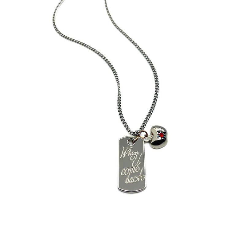 Love & deep space celeb necklace