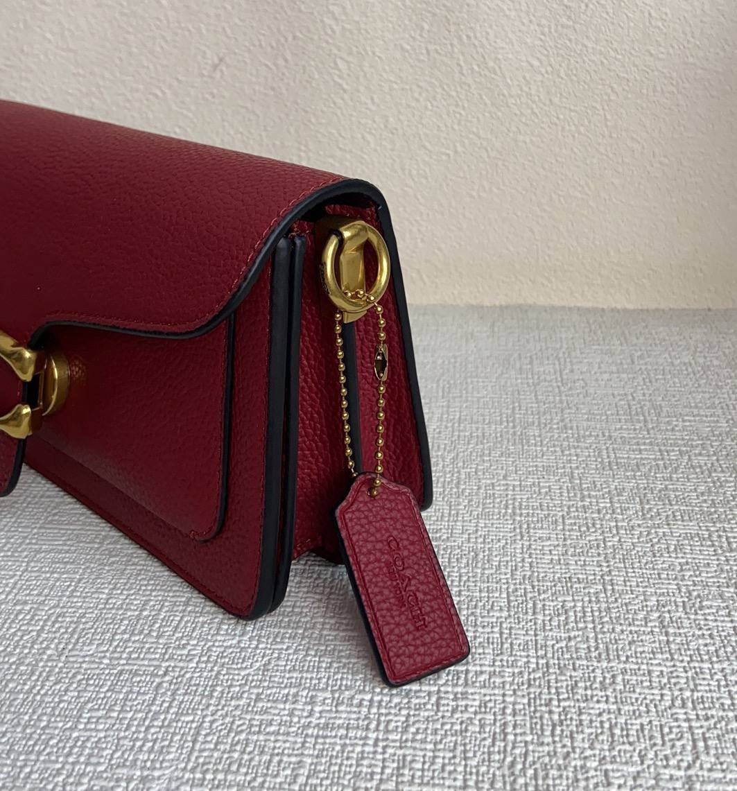 Coach wine red cm 546 bag