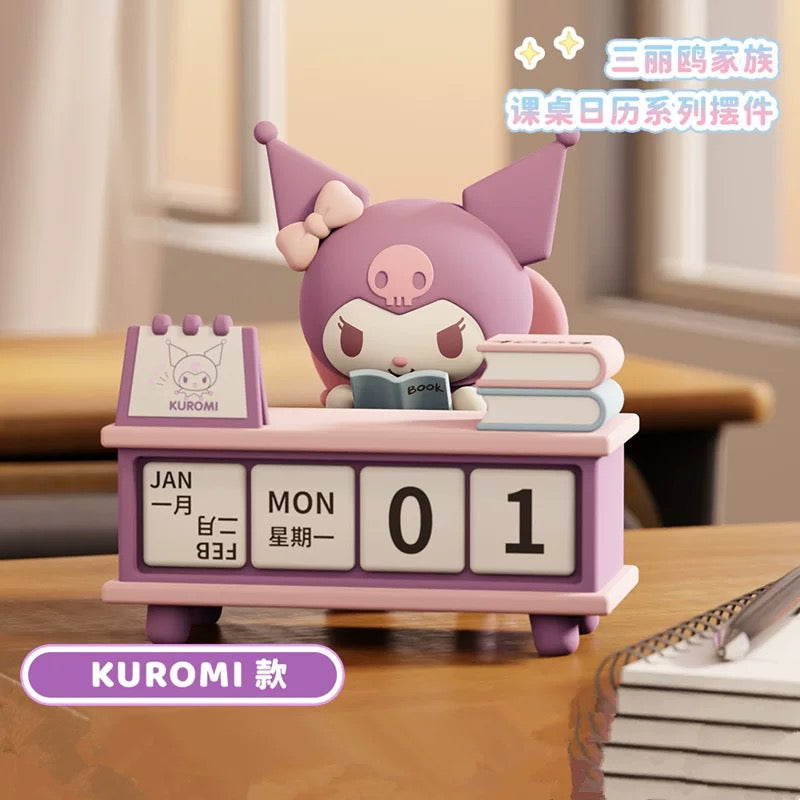 Sanrio family desktop calendar