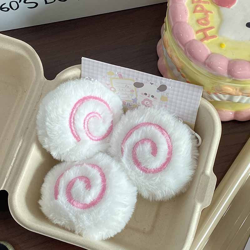 Japanese fish cake roll keyring