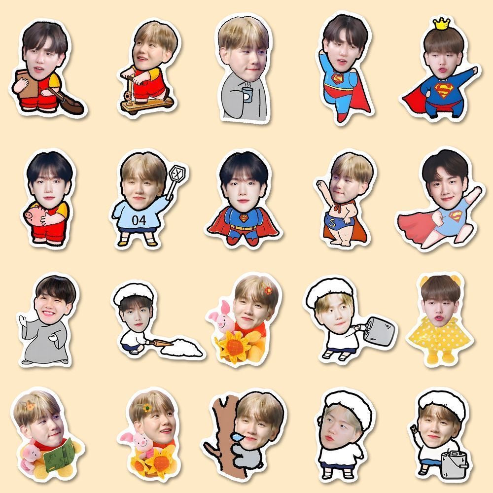 baekhyun EXO stickers 100 pcs