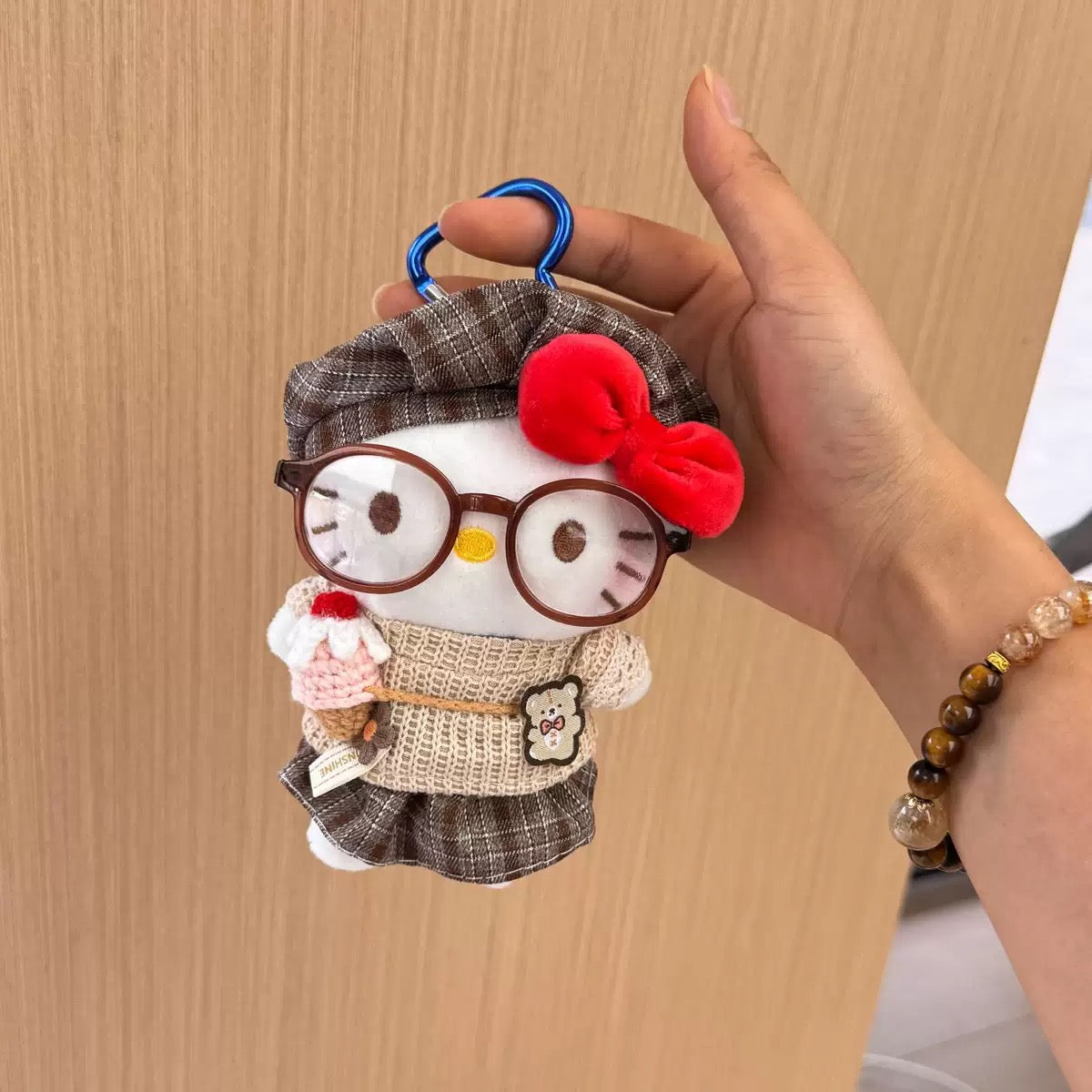 Hello kitty Plushie keyring