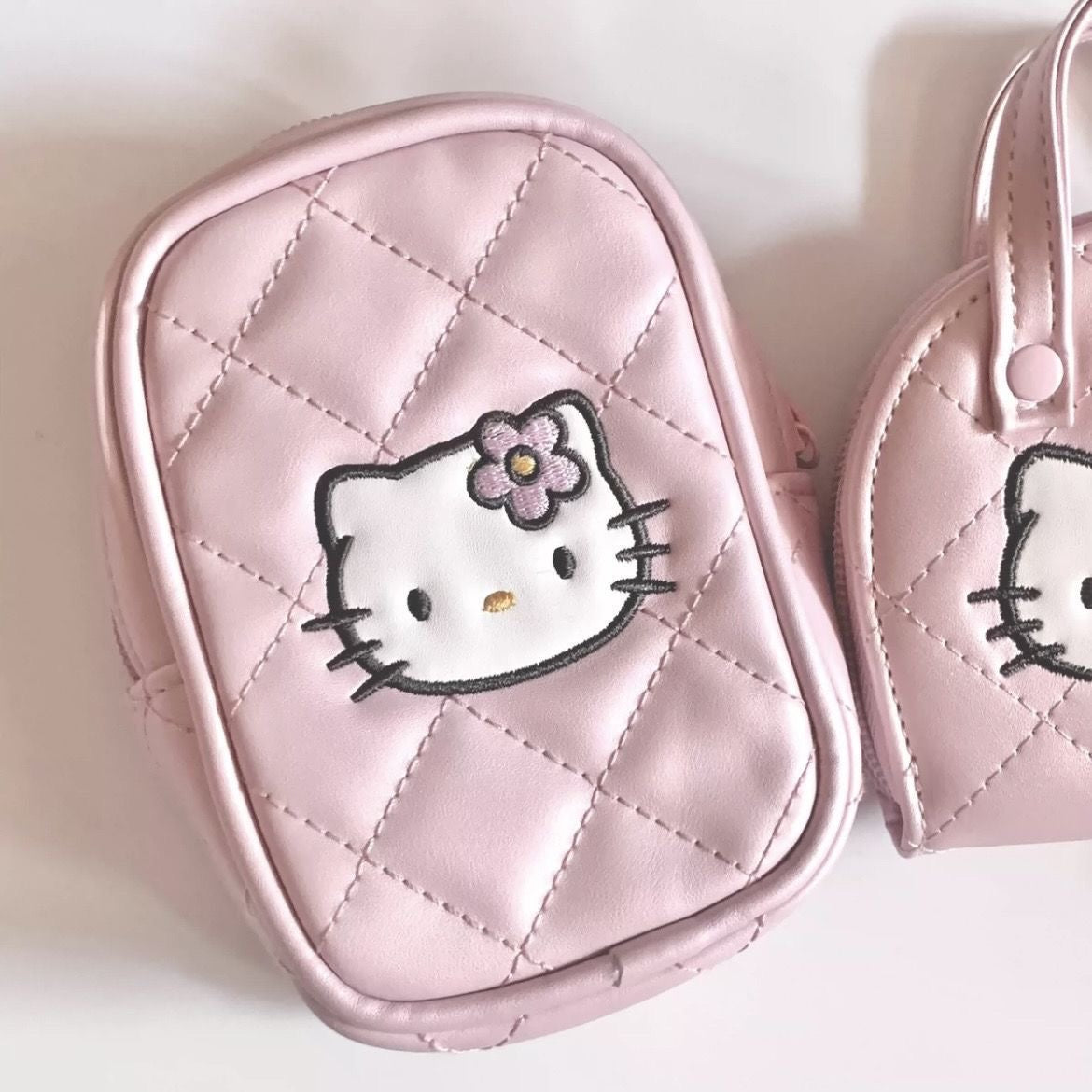 Hello kitty storage pouch bag