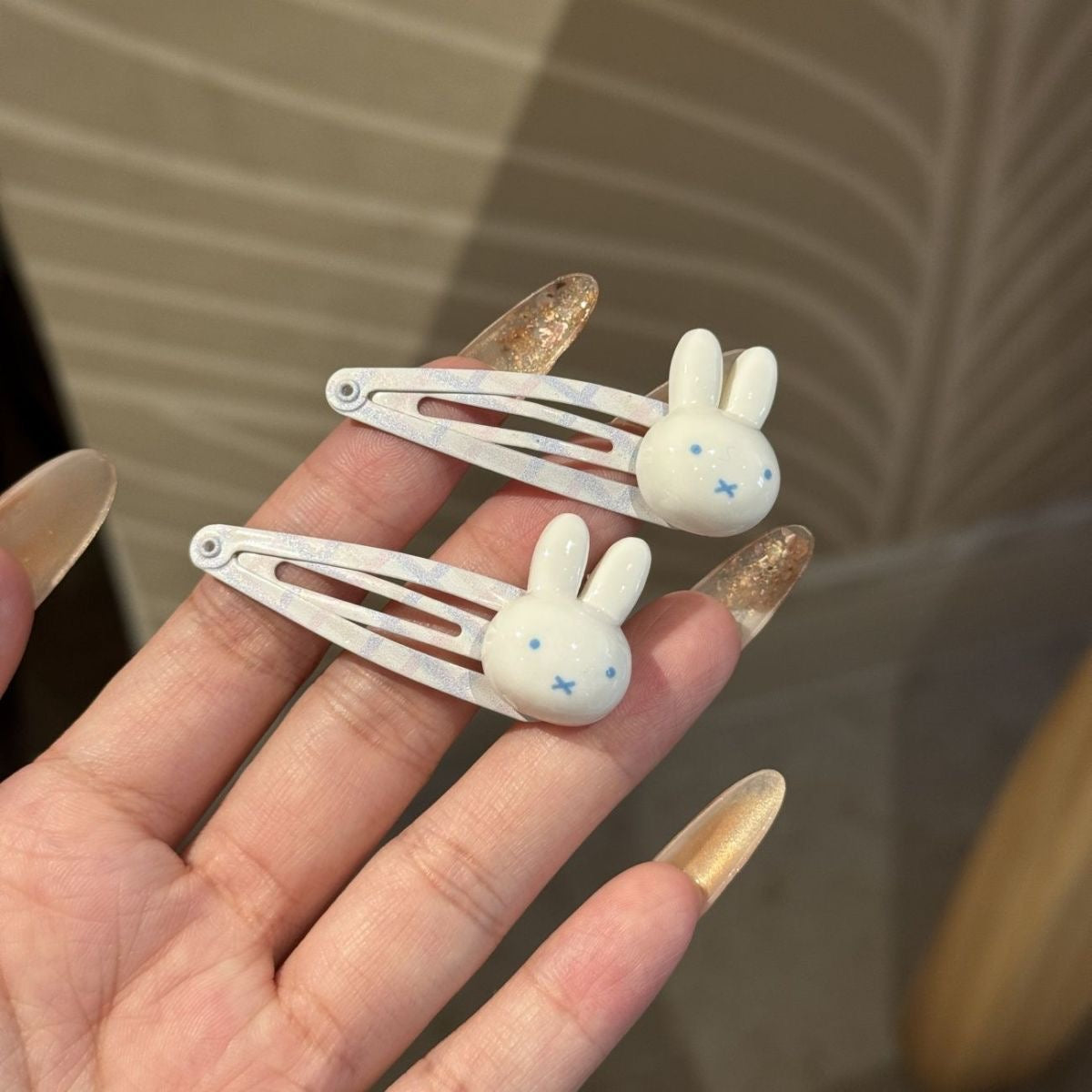 Miffy 2 pcs hair clip set