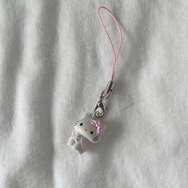 Hello kitty phone charm