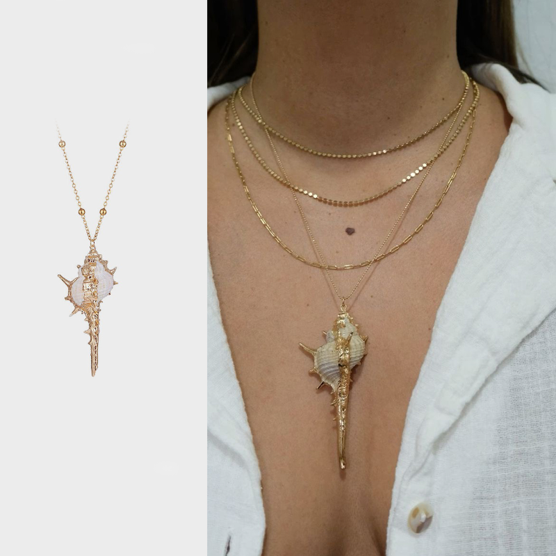 Sea cells aesthetic necklace