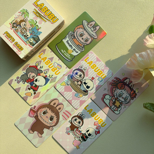 Labubu photocard holo box ( 50 pc )