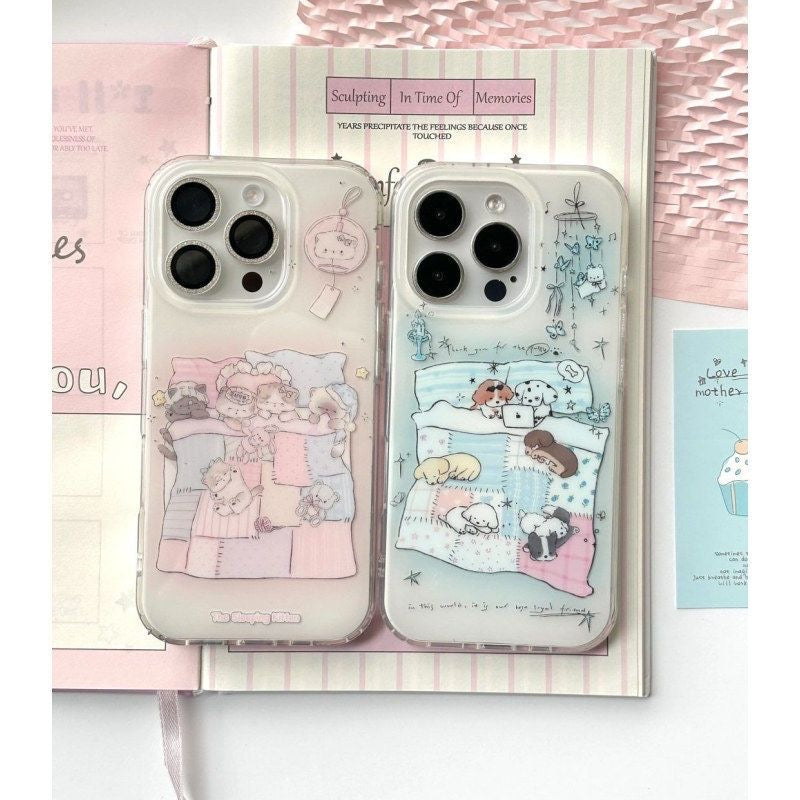 Coquette couple/ bestfriend phone case
