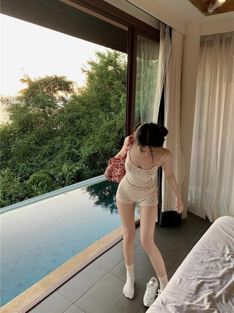 Spring flower Romper