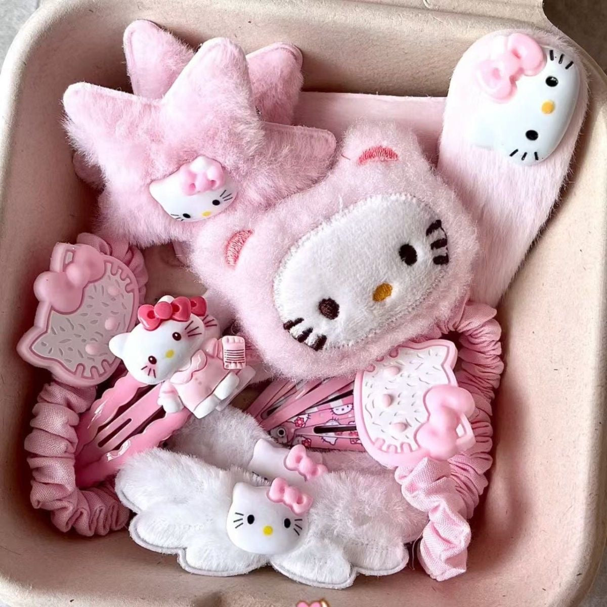 Hello kitty hair clip 15 pcs set