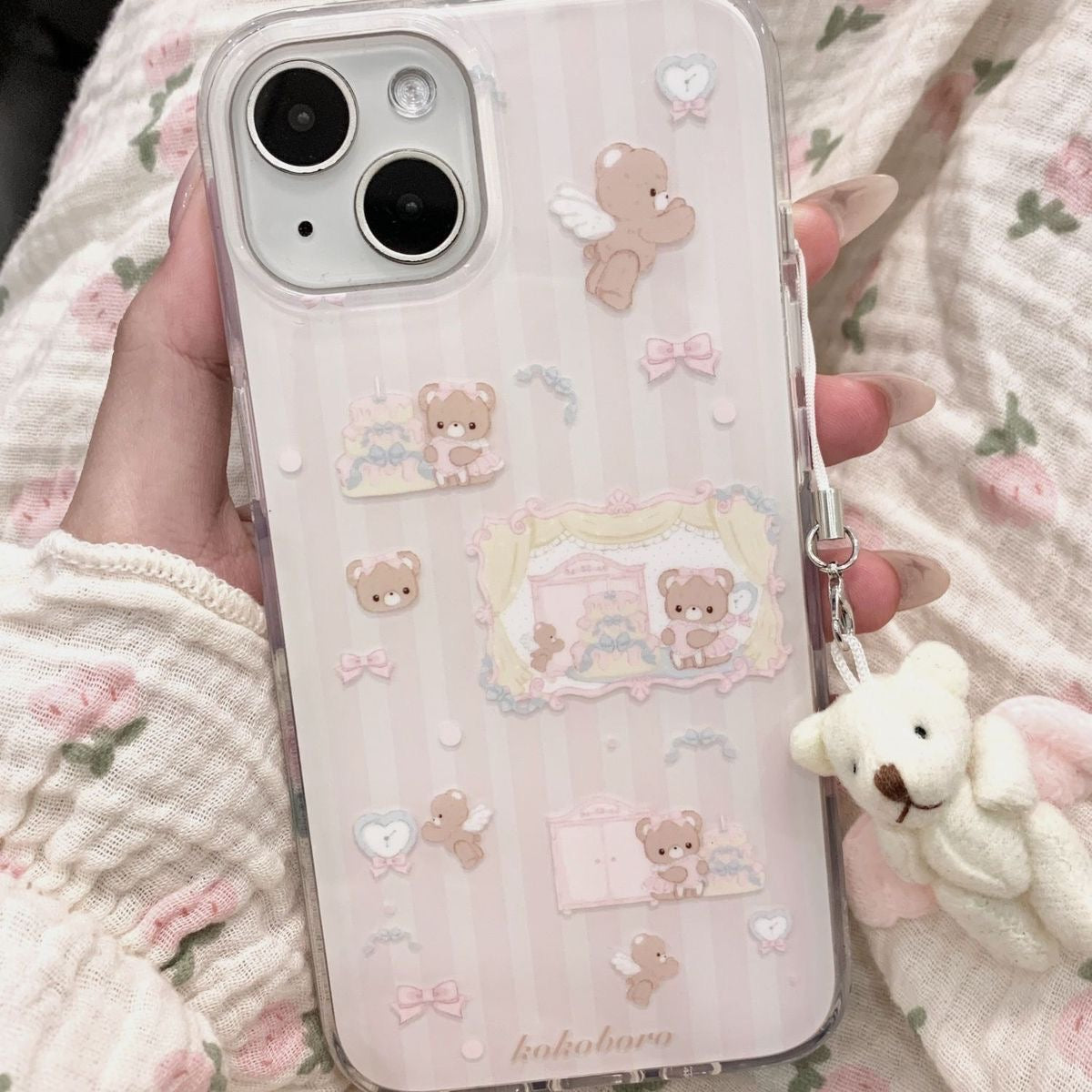 Angel bear iPhone case
