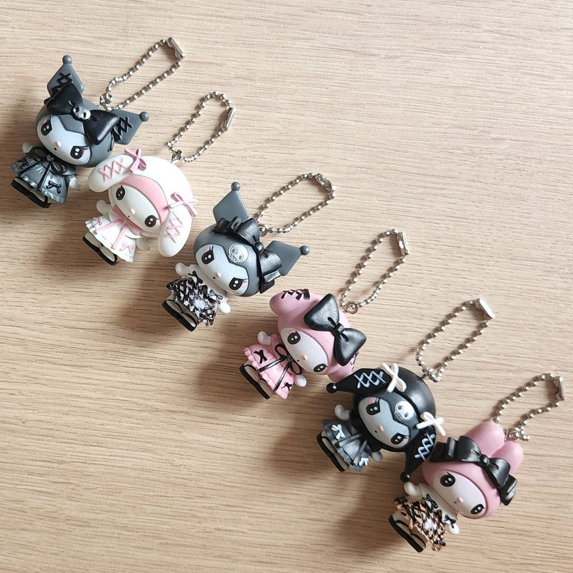Sanrio gothic Japanese blind box keyring