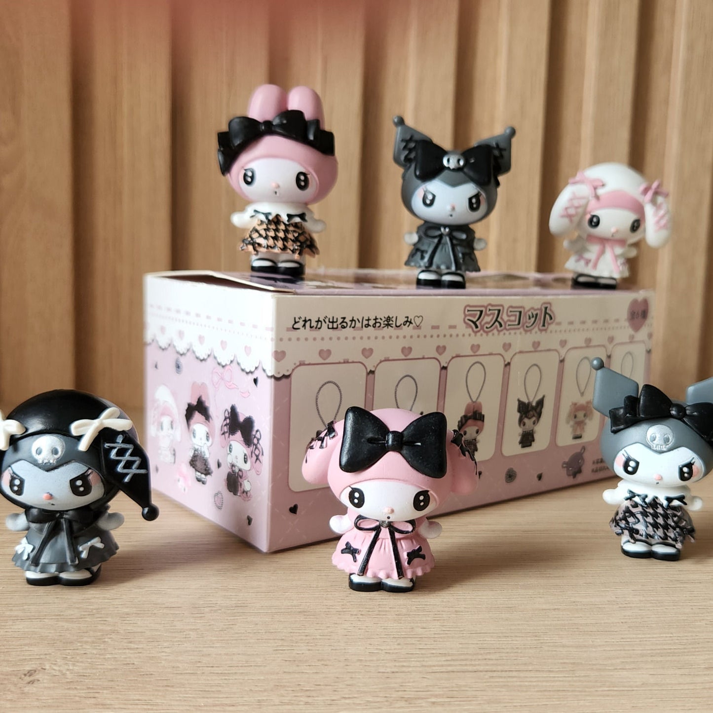 Sanrio gothic Japanese blind box keyring
