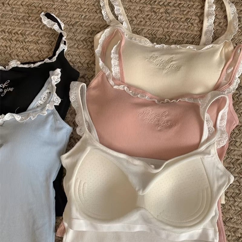 Summer padded cami top