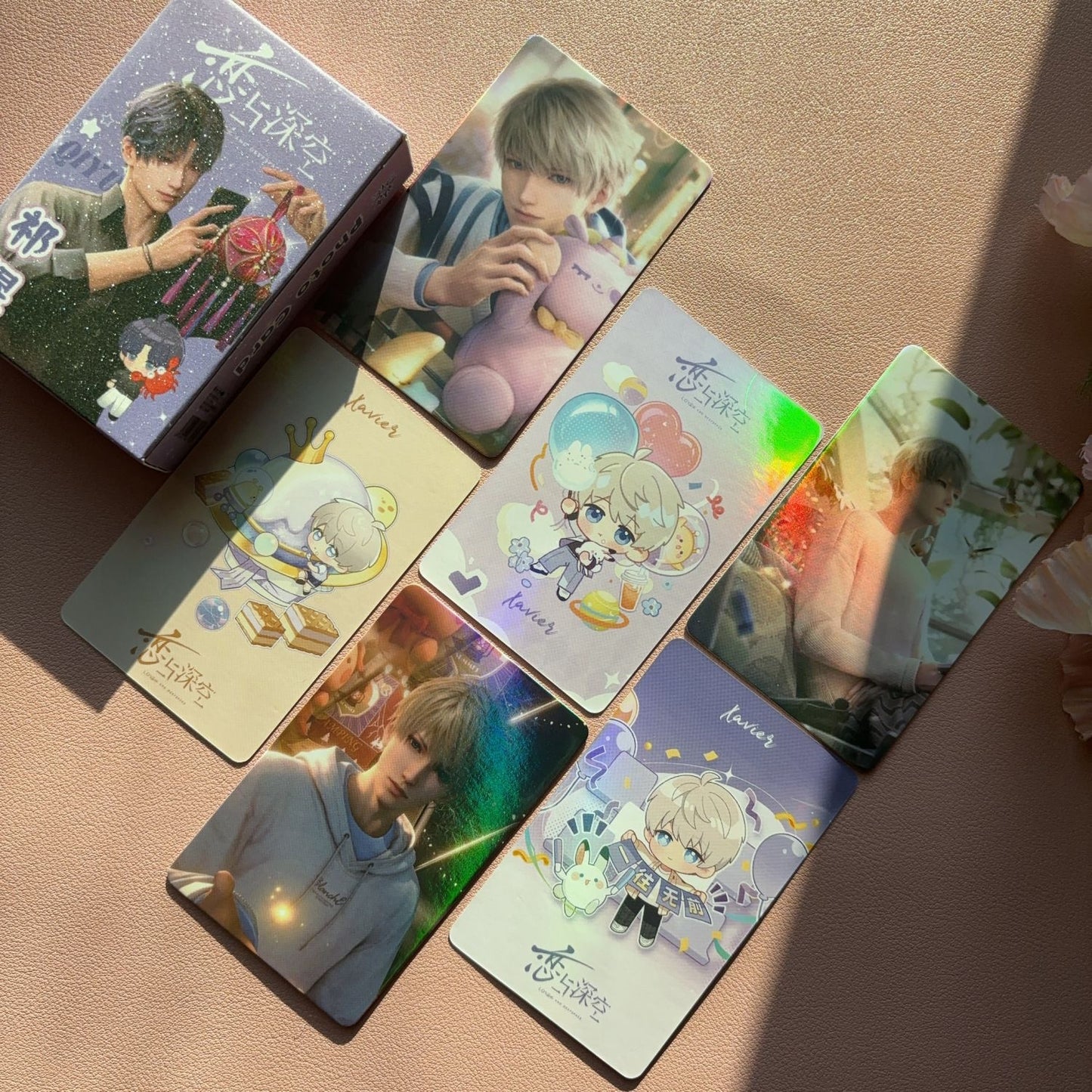 Love & deep space holo photocard box