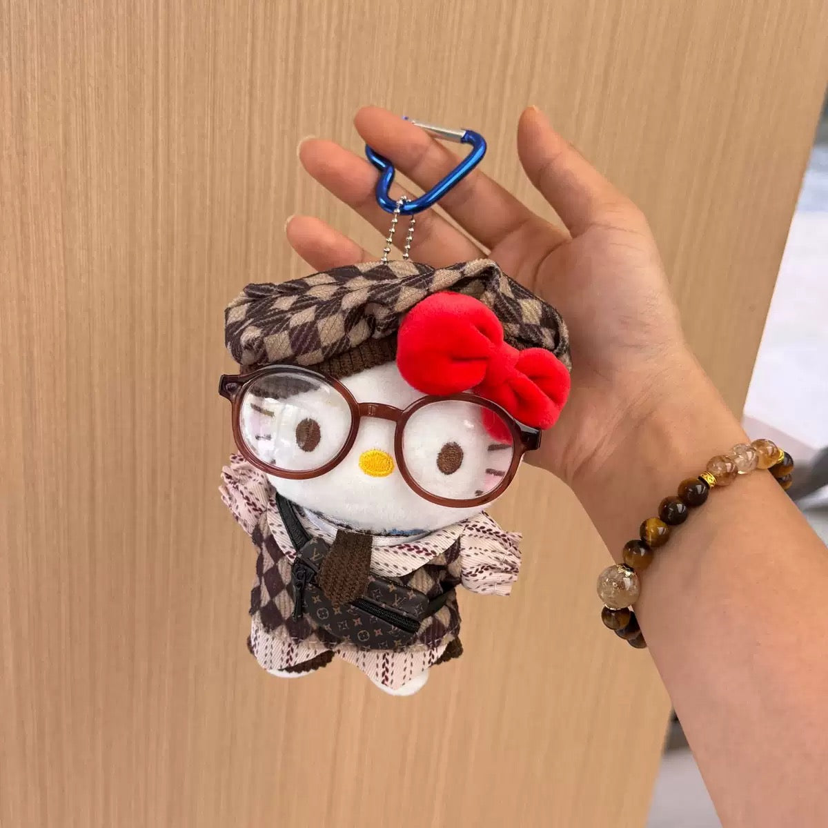 Hello kitty Plushie keyring
