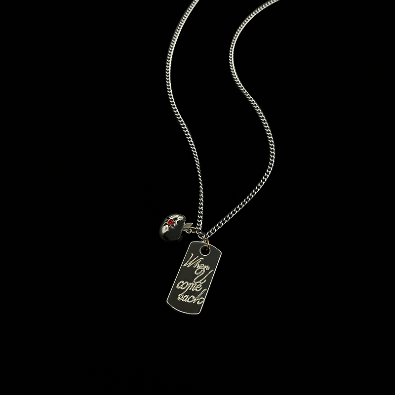 Love & deep space celeb necklace