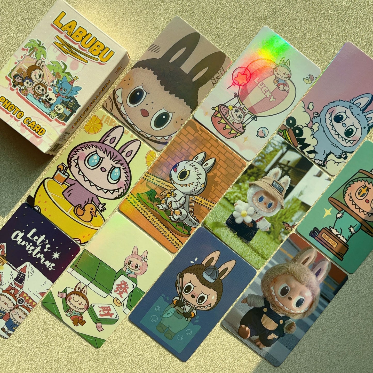 Labubu photocard holo box ( 50 pc )