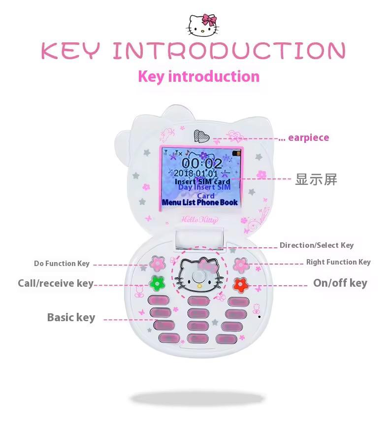 Hello kitty flip phone