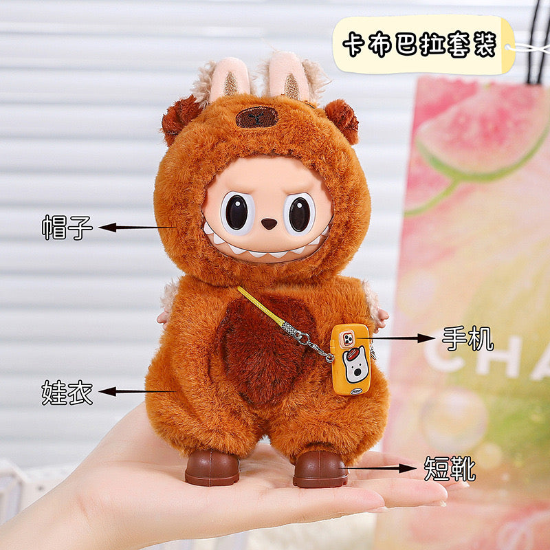Labubu costume for 17 cm labubu
