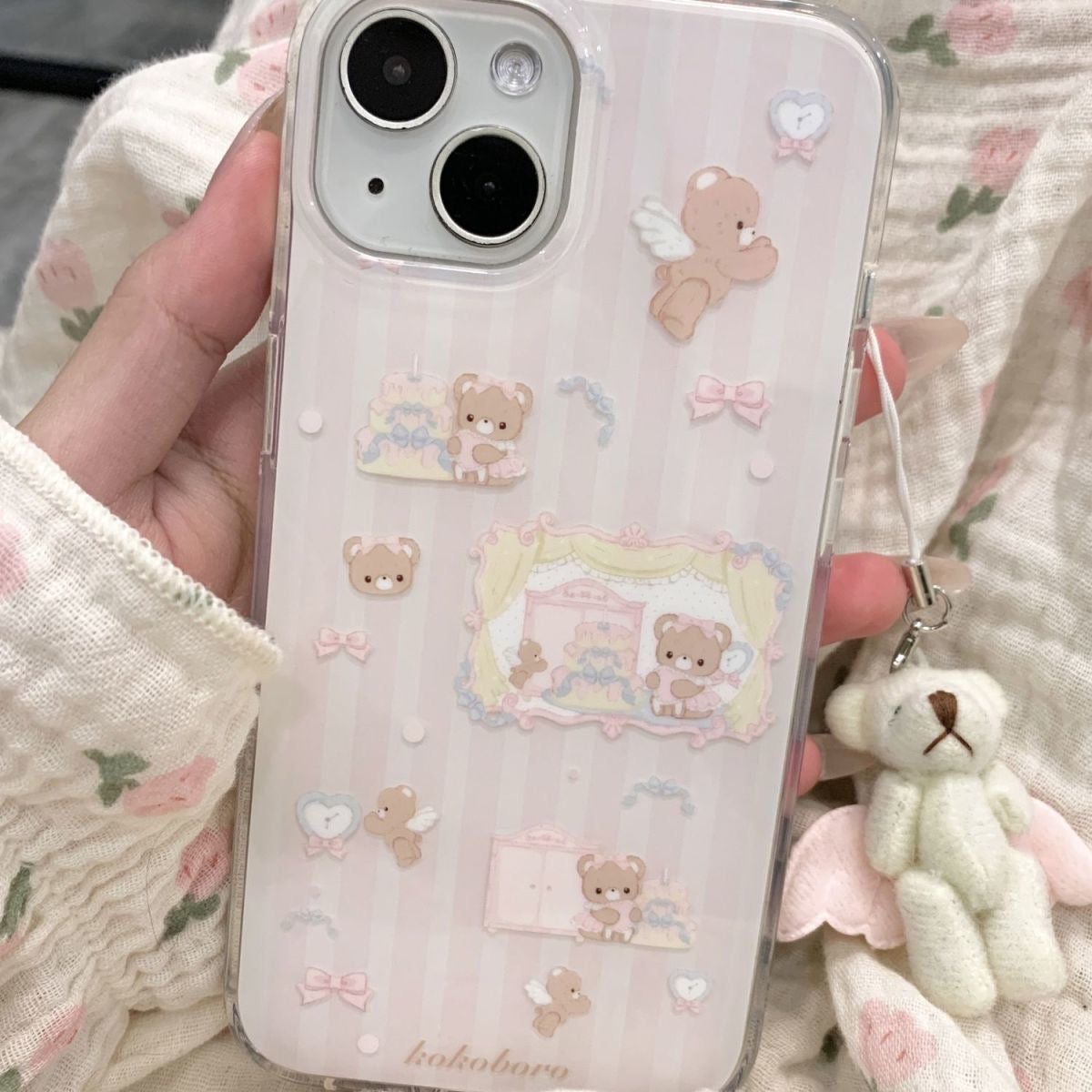 Angel bear iPhone case