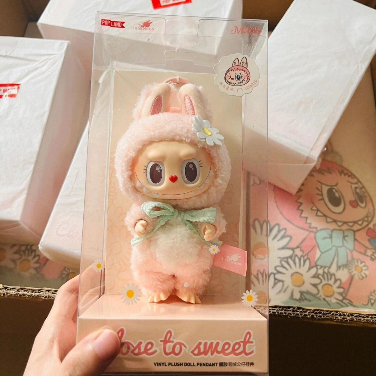 Popmart Labubu close to sweet