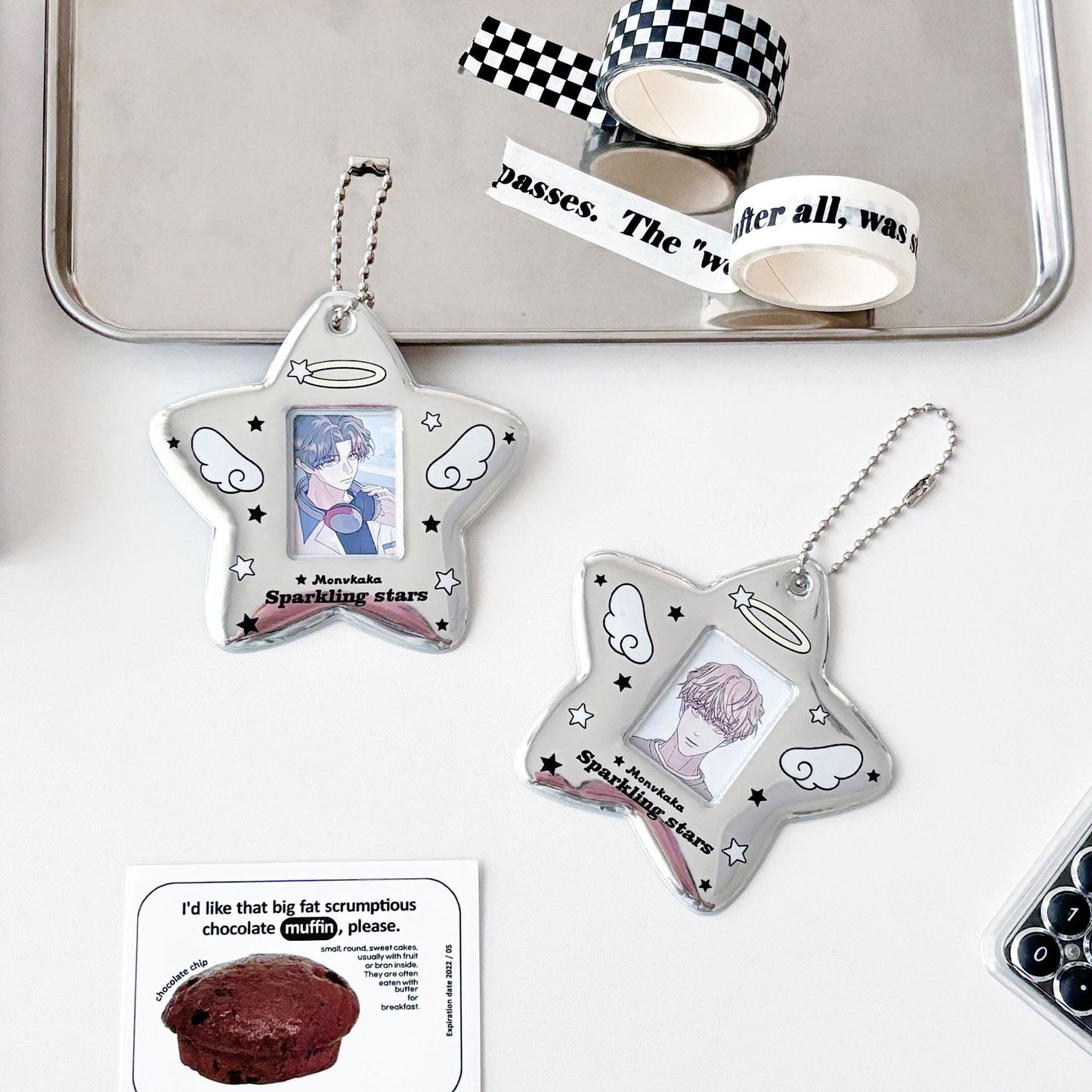 Star photo card holder