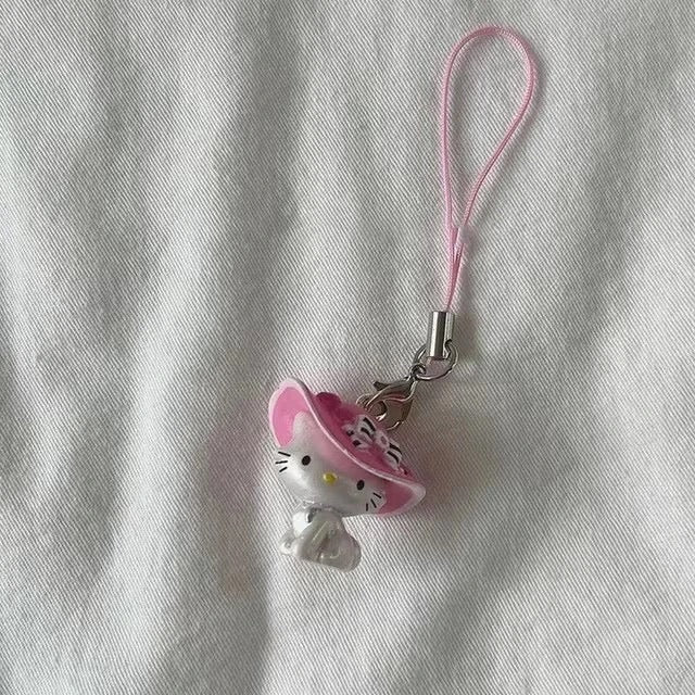 Hello kitty phone charm
