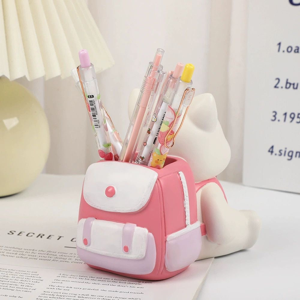 Lucky cat stationary box