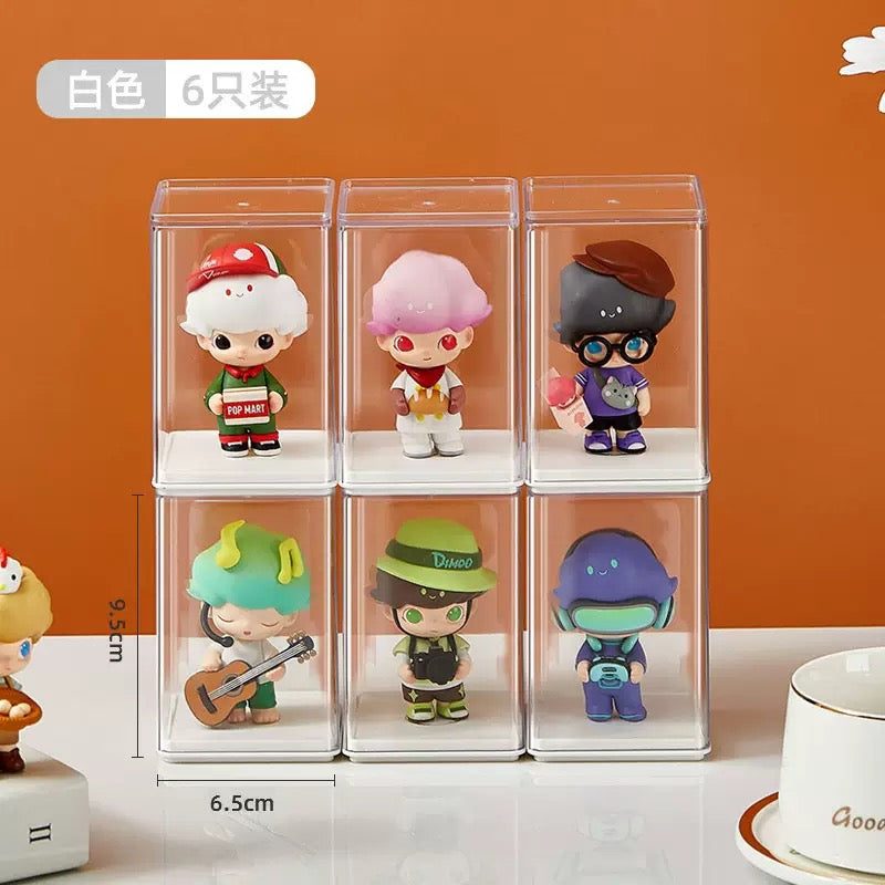 Figurine storage acrylic box