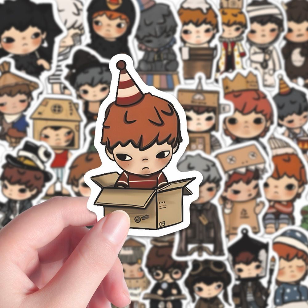 Hirono 83 pcs waterproof stickers