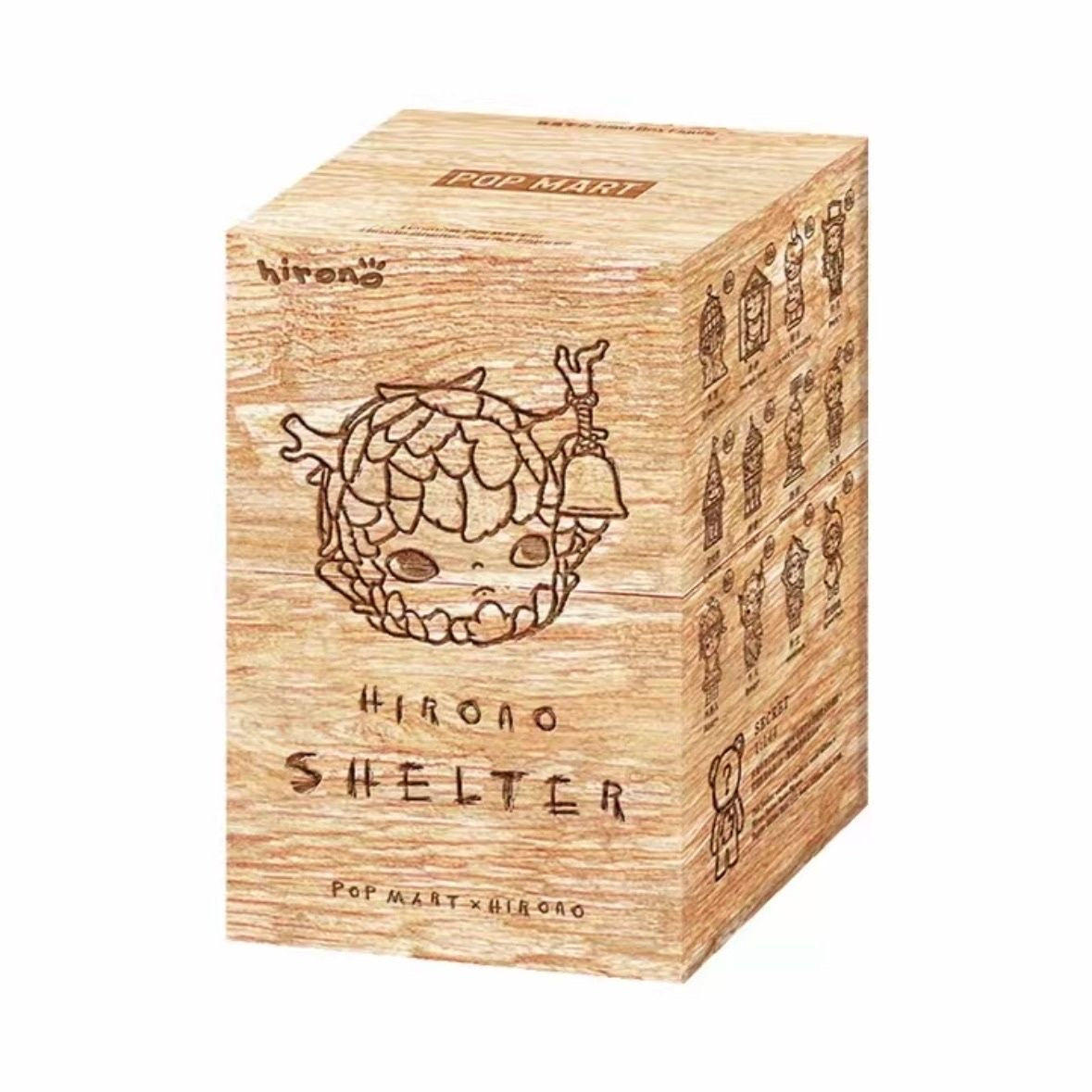 Hirono shelter ( bird with bell ) figurine with box and card
