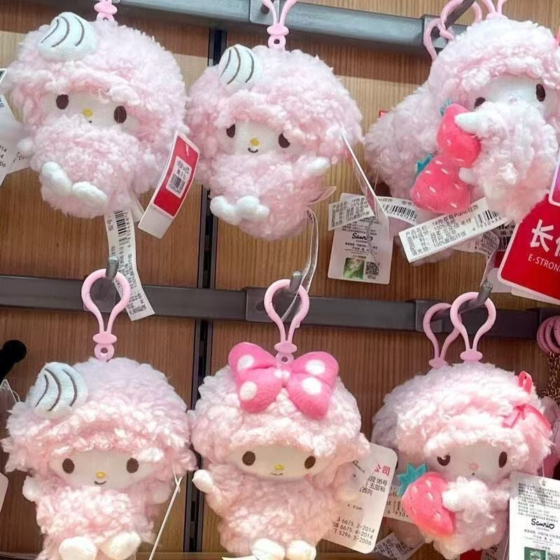 Sanrio piano 10cm plushie doll charm