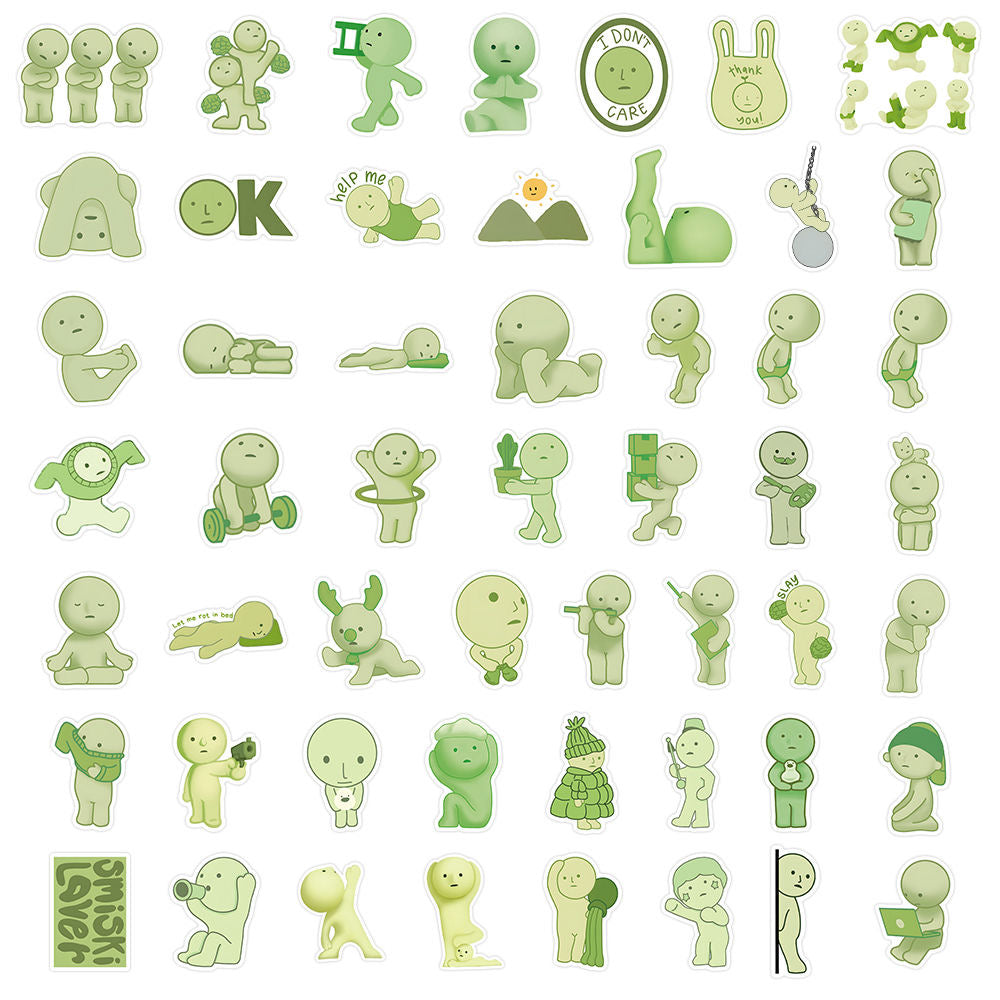 Smiski vinyle stickers 50 pcs