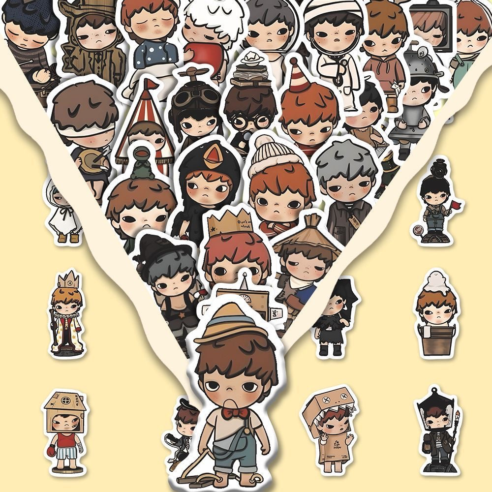 Hirono 83 pcs waterproof stickers