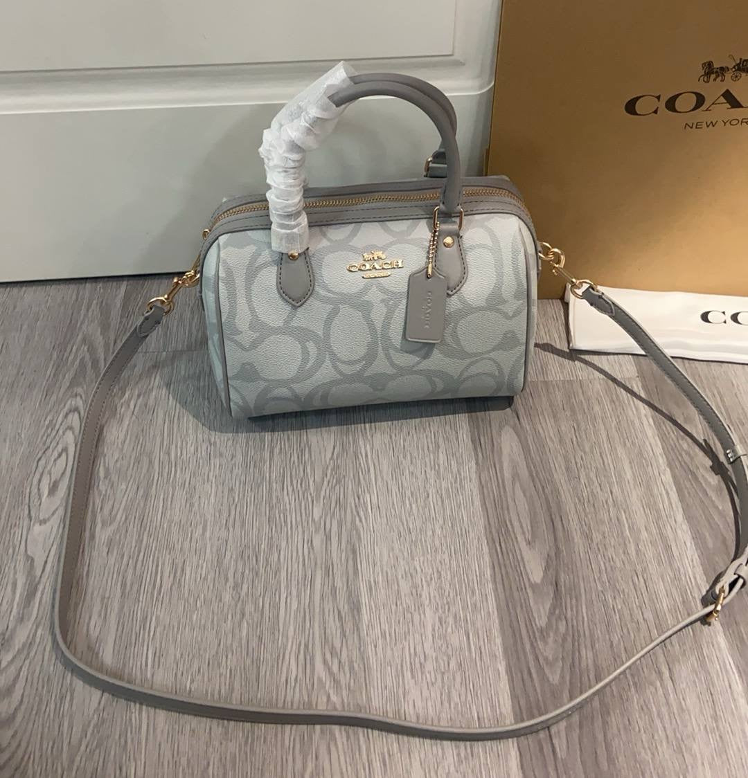 COACH July new product CBM15 3D three-dimensional logo Boston pillow bag