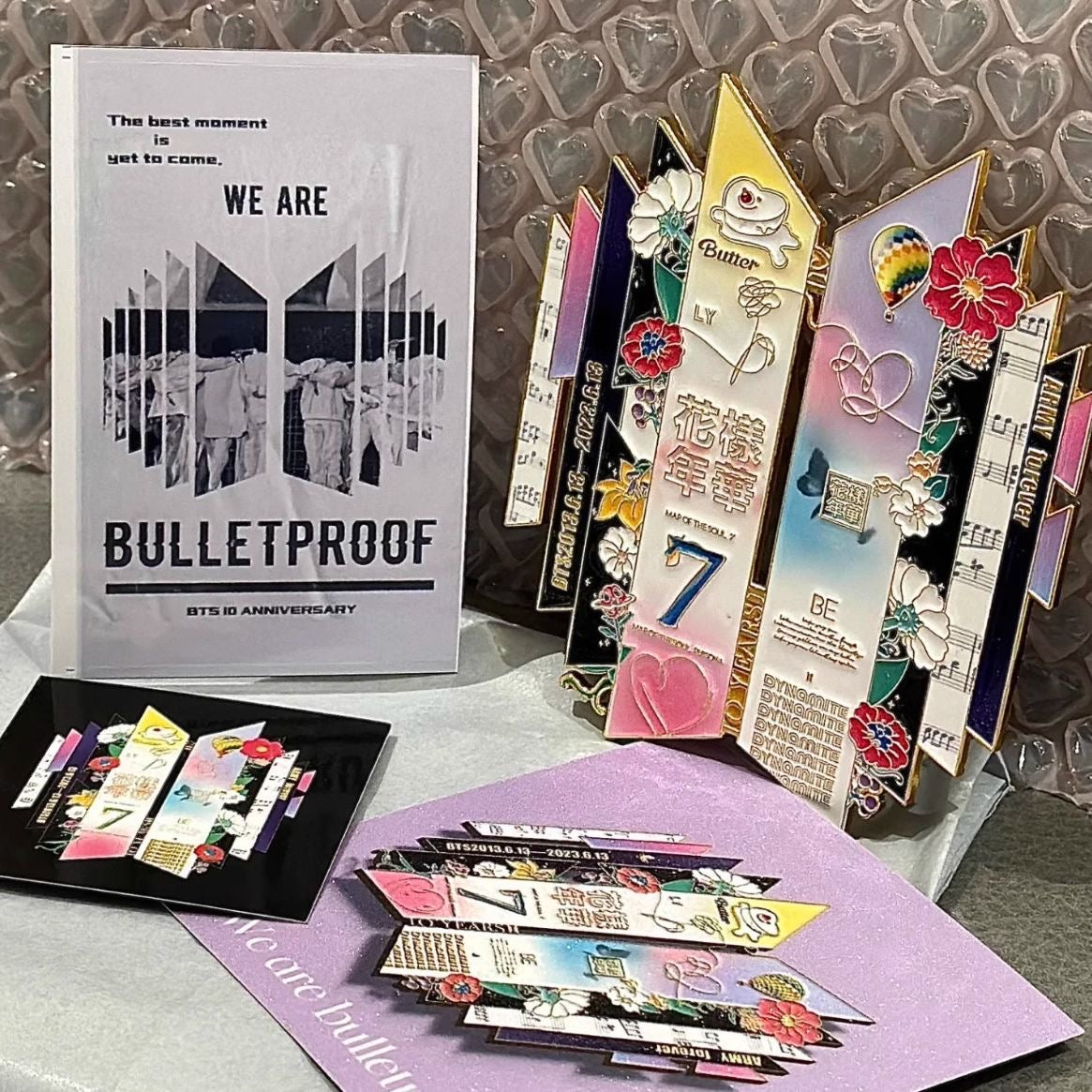 BTS enamel pin