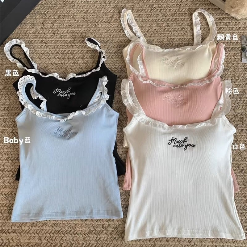 Summer padded cami top