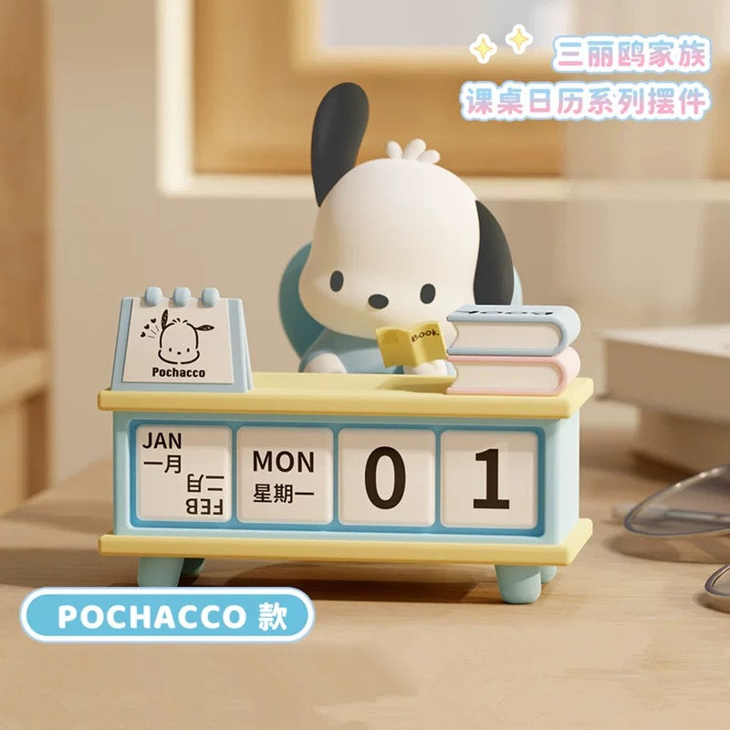 Sanrio family desktop calendar