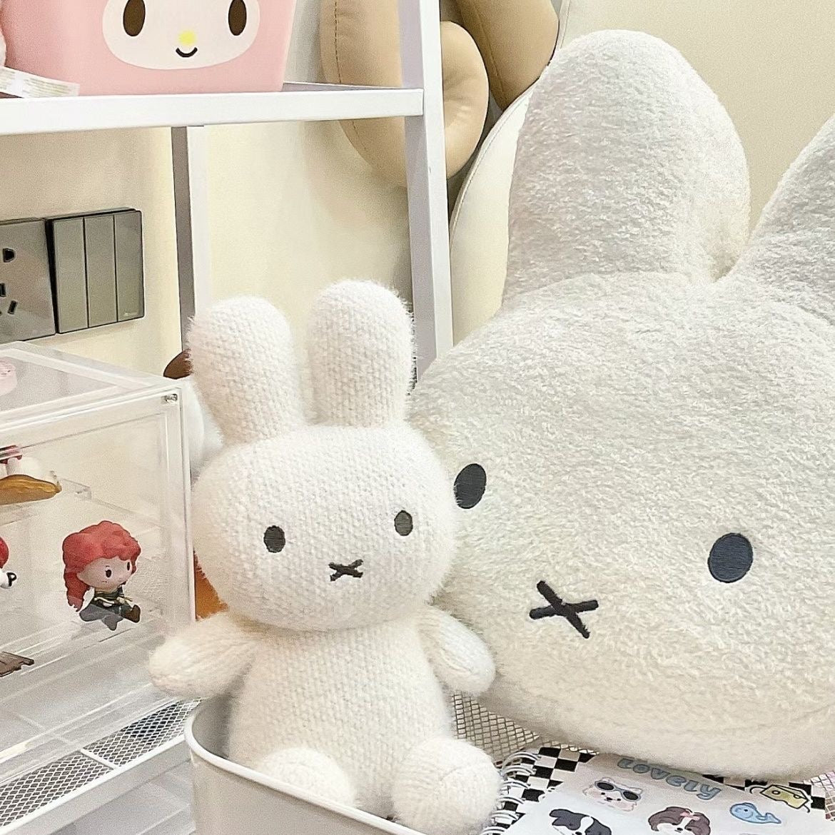 Miffy plush pillow