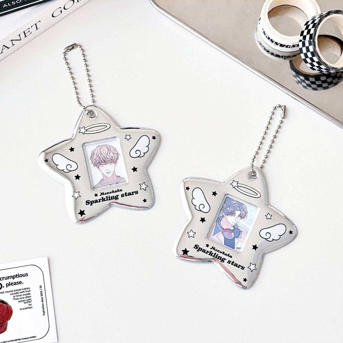 Star photo card holder