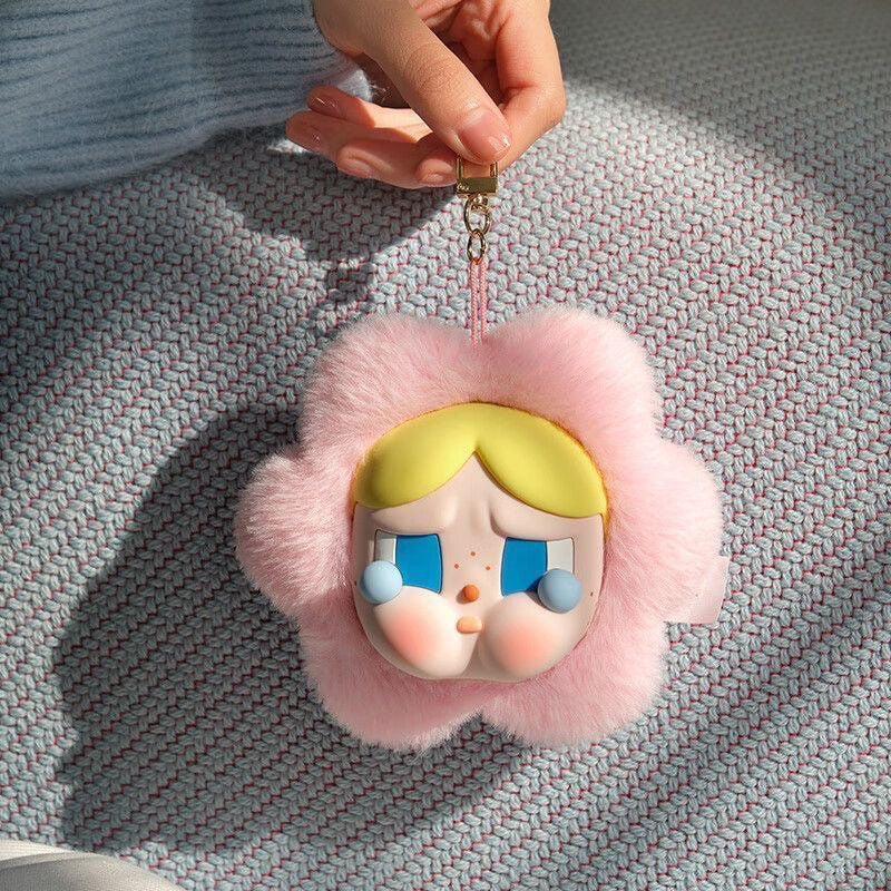 Crybaby pouch bag keyring for earbuds