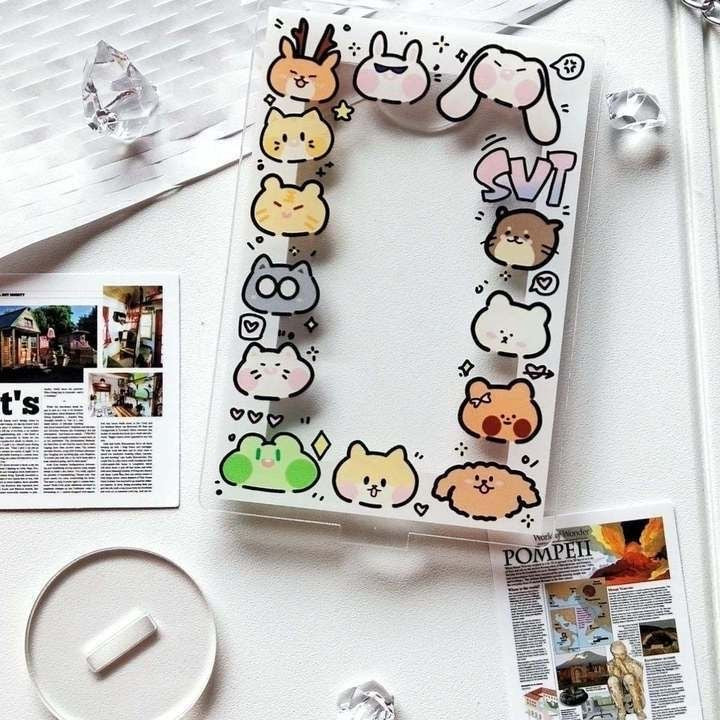 Seventeen acrylic standee