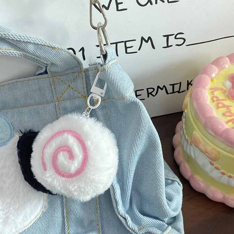 Japanese fish cake roll keyring