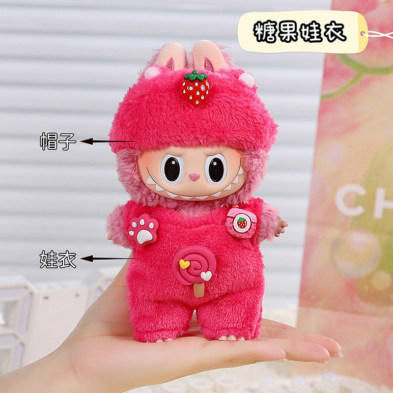 Labubu costume for 17 cm labubu