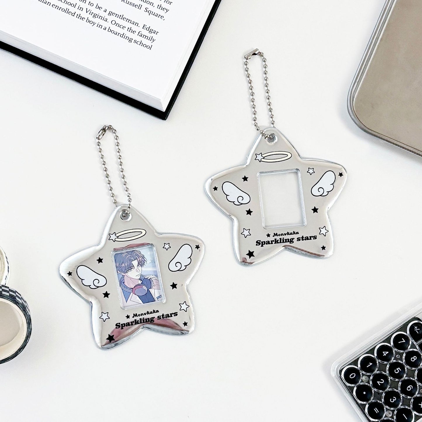 Star photo card holder