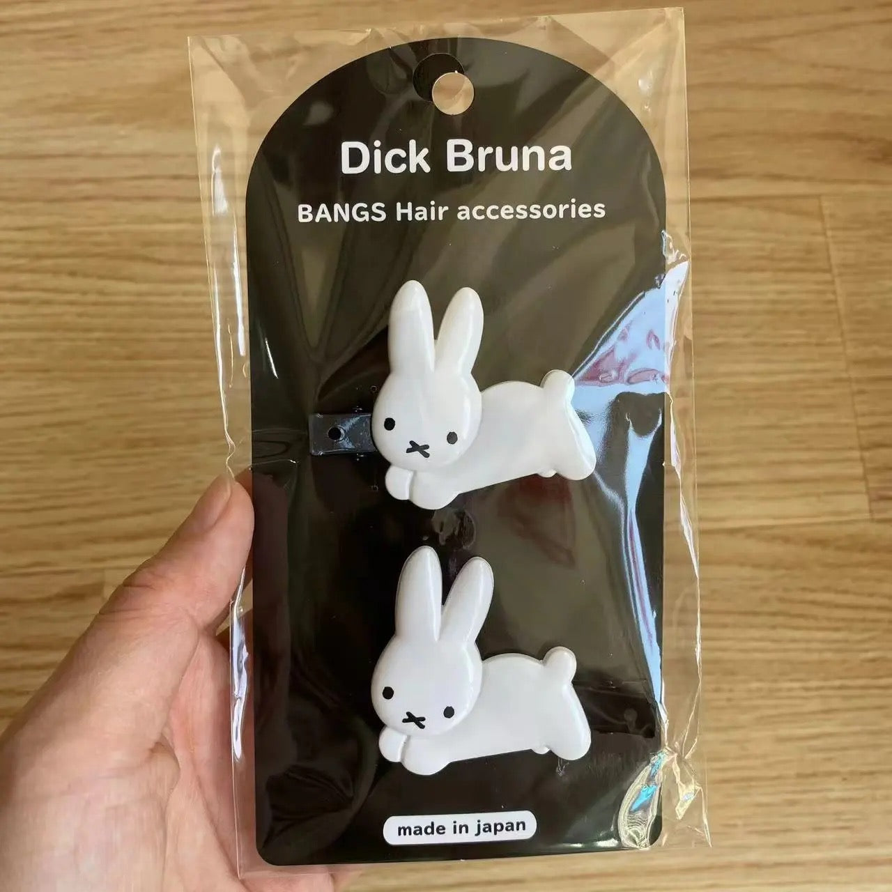 Miffy hair clip 2 pcs set