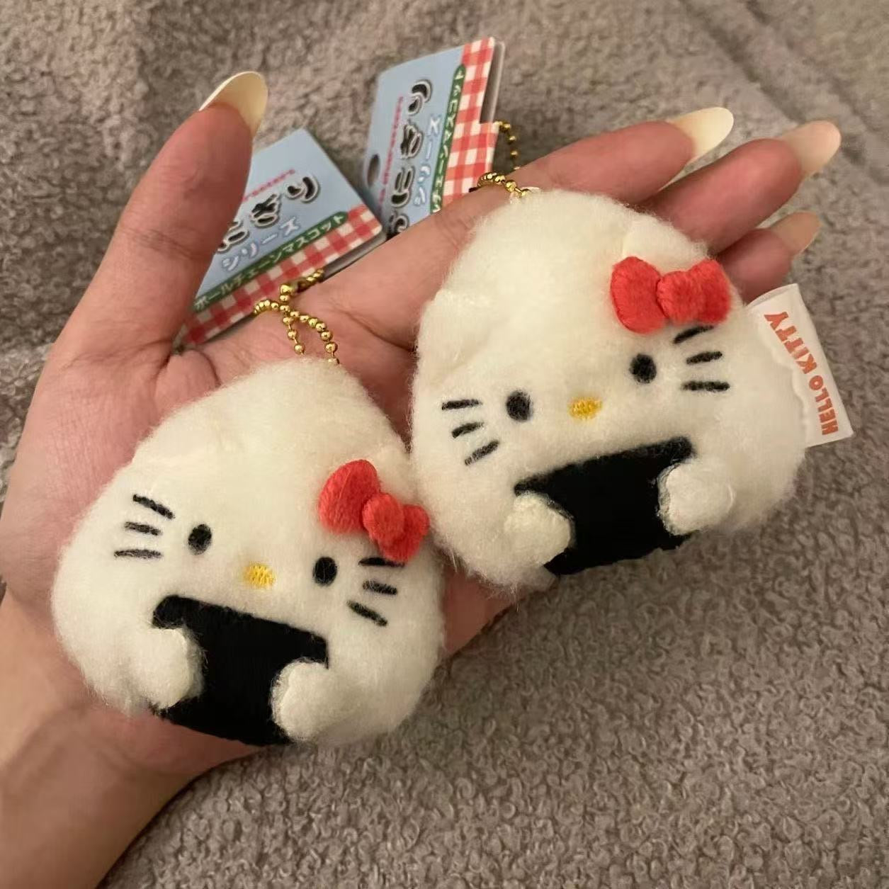 HK rice cake plushie keyring