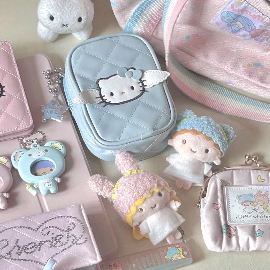 Hello kitty storage pouch bag