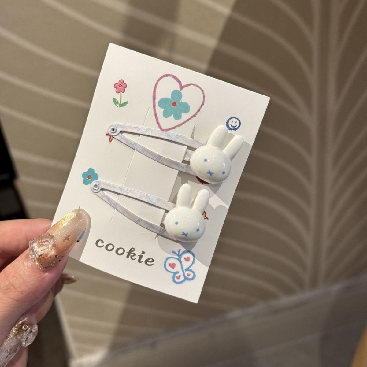 Miffy 2 pcs hair clip set